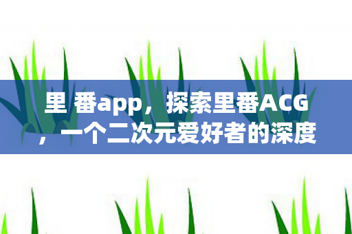 一个二次元爱好者的深度指南图片