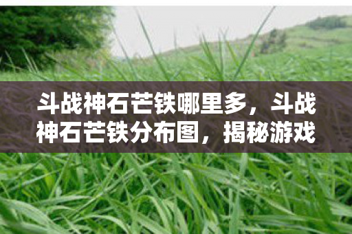 揭秘游戏中的珍贵资源图片