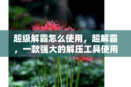 一款强大的解压工具使用指南图片