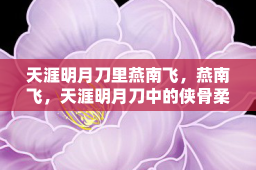 天涯明月刀中的侠骨柔情图片