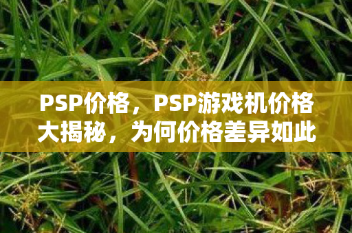 PSP游戏机价格大揭秘图片
