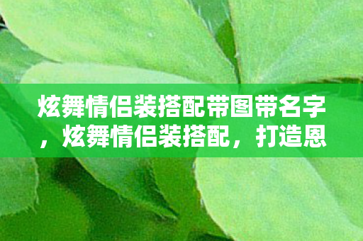 炫舞情侣装搭配带图带名字，炫舞情侣装搭配，打造恩爱时尚风格