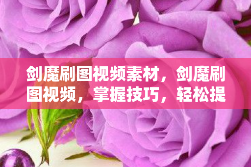 剑魔刷图视频素材，剑魔刷图视频，掌握技巧，轻松提升效率