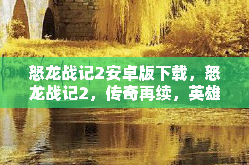 怒龙战记2安卓版下载图片