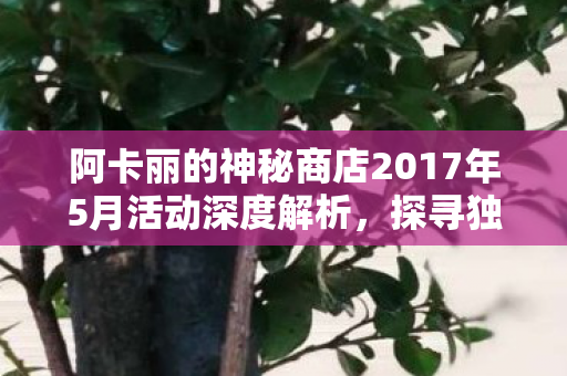 阿卡丽的神秘商店2017年5月活动深度解析,探寻独家优惠的秘密商店 阿卡丽的神秘商店2017年5月活动深度解析,探寻独家优惠的秘密商店