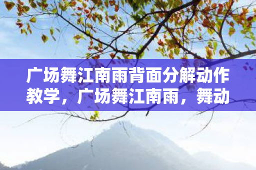广场舞江南雨背面分解动作教学，广场舞江南雨，舞动中的文化传承与社区和谐