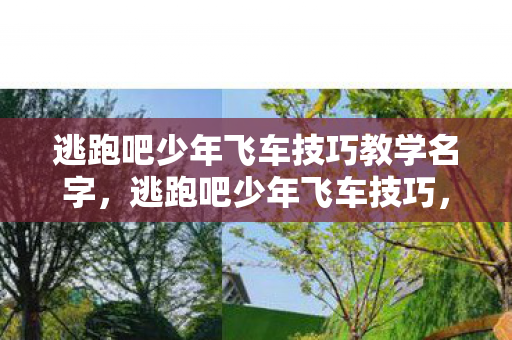 逃跑吧少年飞车技巧教学名字，逃跑吧少年飞车技巧，掌握速度与激情的秘诀