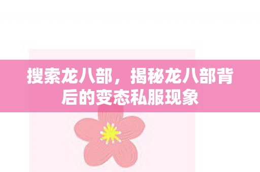 揭秘龙八部背后的变态私服现象图片