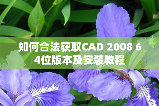 如何合法获取CAD 2008 64位版本及安装教程图片