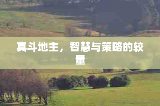 智慧与策略的较量图片