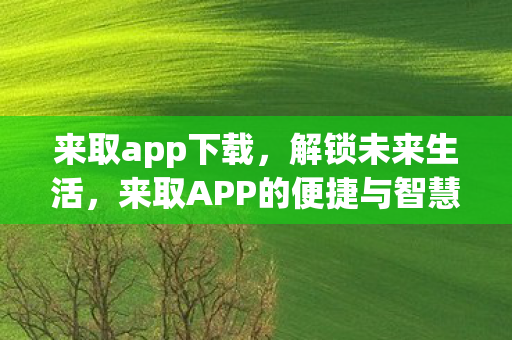 来取APP的便捷与智慧图片