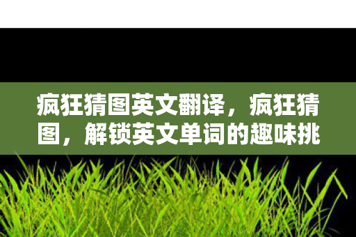 解锁英文单词的趣味挑战图片