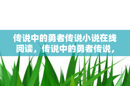 传说中的勇者传说小说在线阅读图片