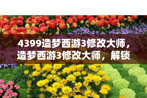 4399造梦西游3修改大师图片