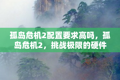 孤岛危机2配置要求高吗图片