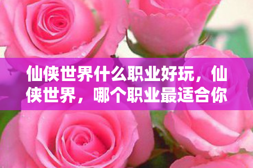 仙侠世界什么职业好玩图片