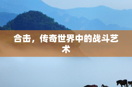 传奇世界中的战斗艺术图片