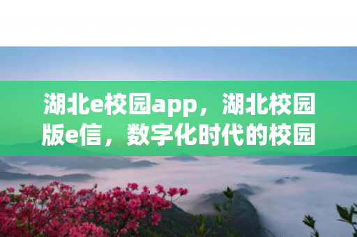 数字化时代的校园通信新体验图片