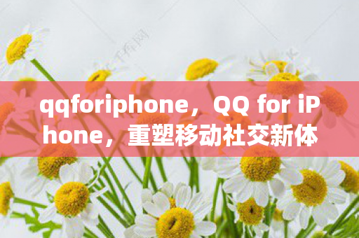 QQ for iPhone图片