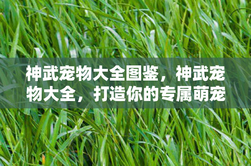 打造你的专属萌宠军团图片