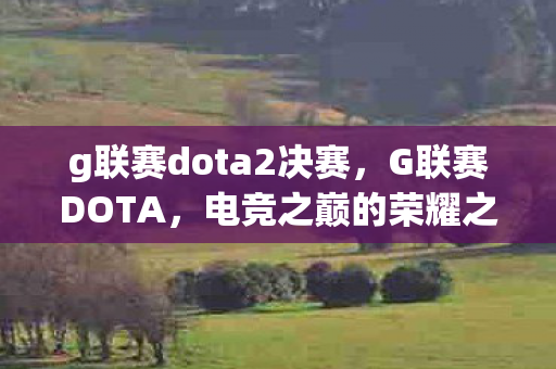 g联赛dota2决赛图片