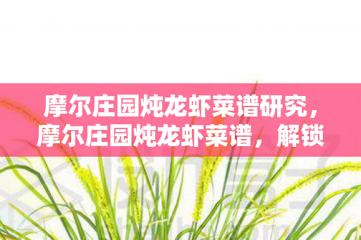 摩尔庄园炖龙虾菜谱研究图片