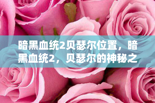 暗黑血统2贝瑟尔位置图片