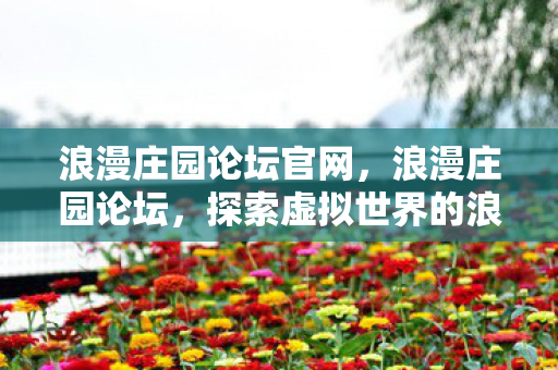 探索虚拟世界的浪漫之旅图片