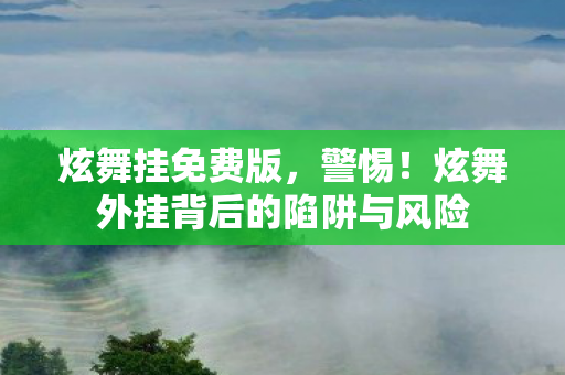 炫舞外挂背后的陷阱与风险图片