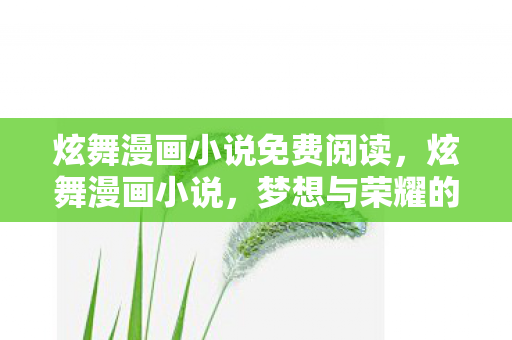 炫舞漫画小说免费阅读，炫舞漫画小说，梦想与荣耀的交织