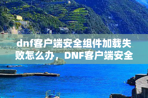 dnf客户端安全组件加载失败怎么办图片