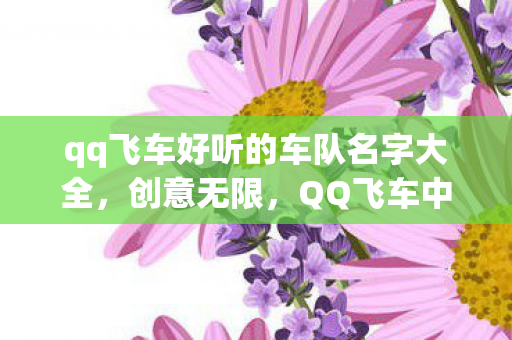 QQ飞车中那些好听的车队名字图片