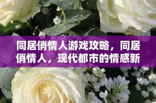 现代都市的情感新选择图片