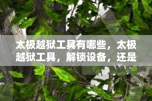 太极越狱工具有哪些图片