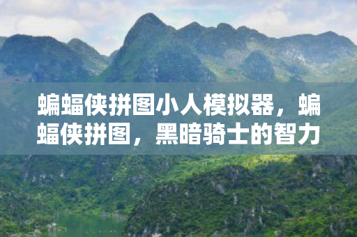 蝙蝠侠拼图小人模拟器图片