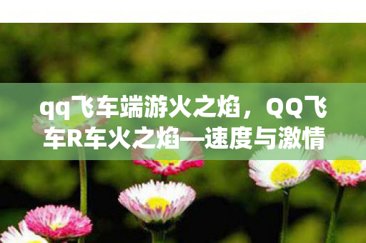 qq飞车端游火之焰，QQ飞车R车火之焰—速度与激情的极致体验