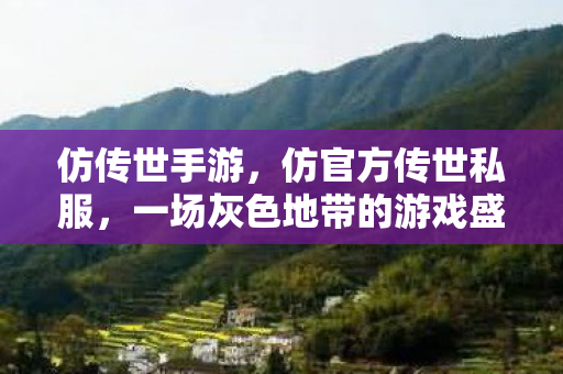 一场灰色地带的游戏盛宴图片