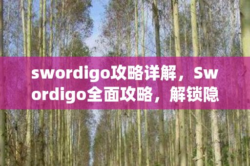 swordigo攻略详解图片