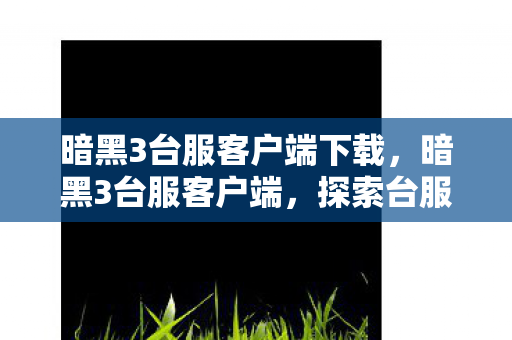 探索台服独特魅力与游戏体验图片
