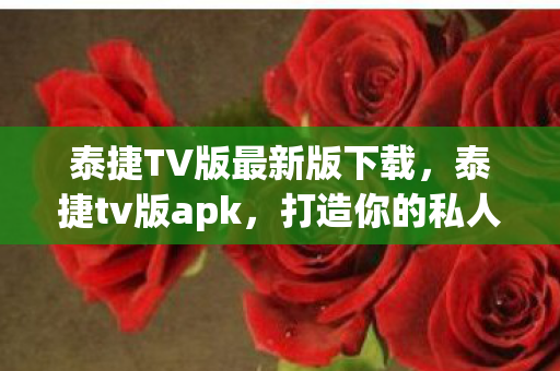 泰捷TV版最新版下载图片