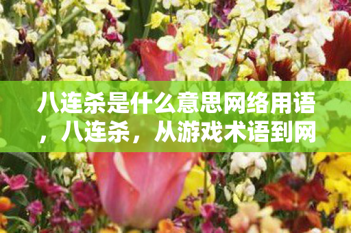 从游戏术语到网络热词的演变图片