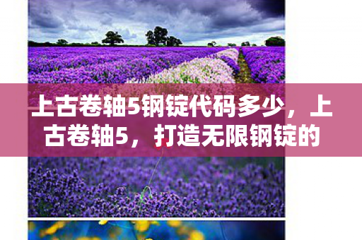 上古卷轴5钢锭代码多少图片