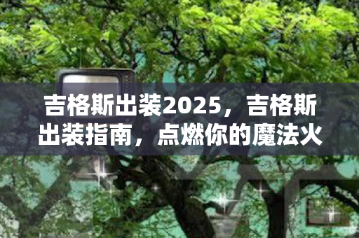 吉格斯出装2025图片