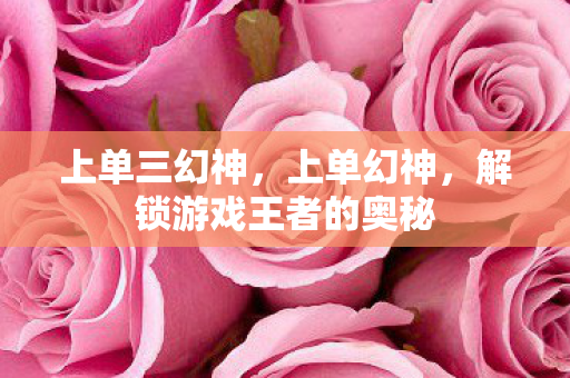 解锁游戏王者的奥秘图片