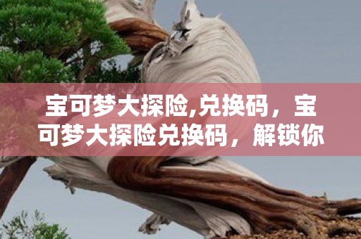 宝可梦大探险兑换码图片