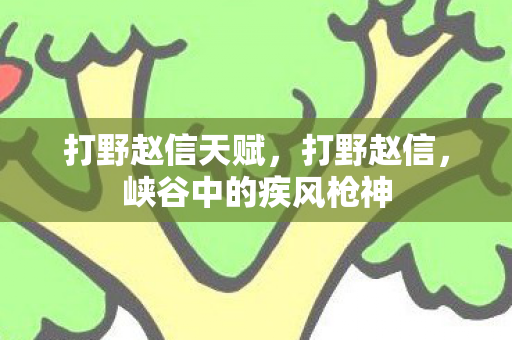 峡谷中的疾风枪神图片