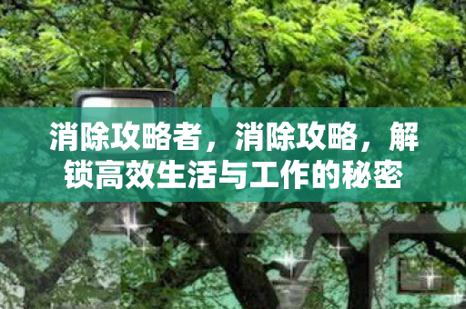 解锁高效生活与工作的秘密图片