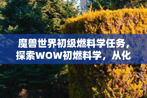 从化学原理到应用实践的奇妙之旅图片