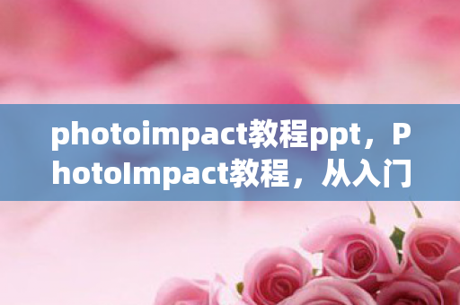 photoimpact教程ppt图片