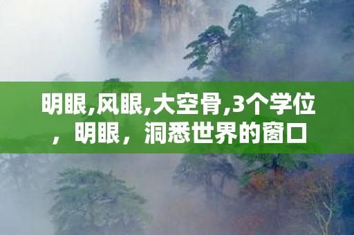 洞悉世界的窗口图片